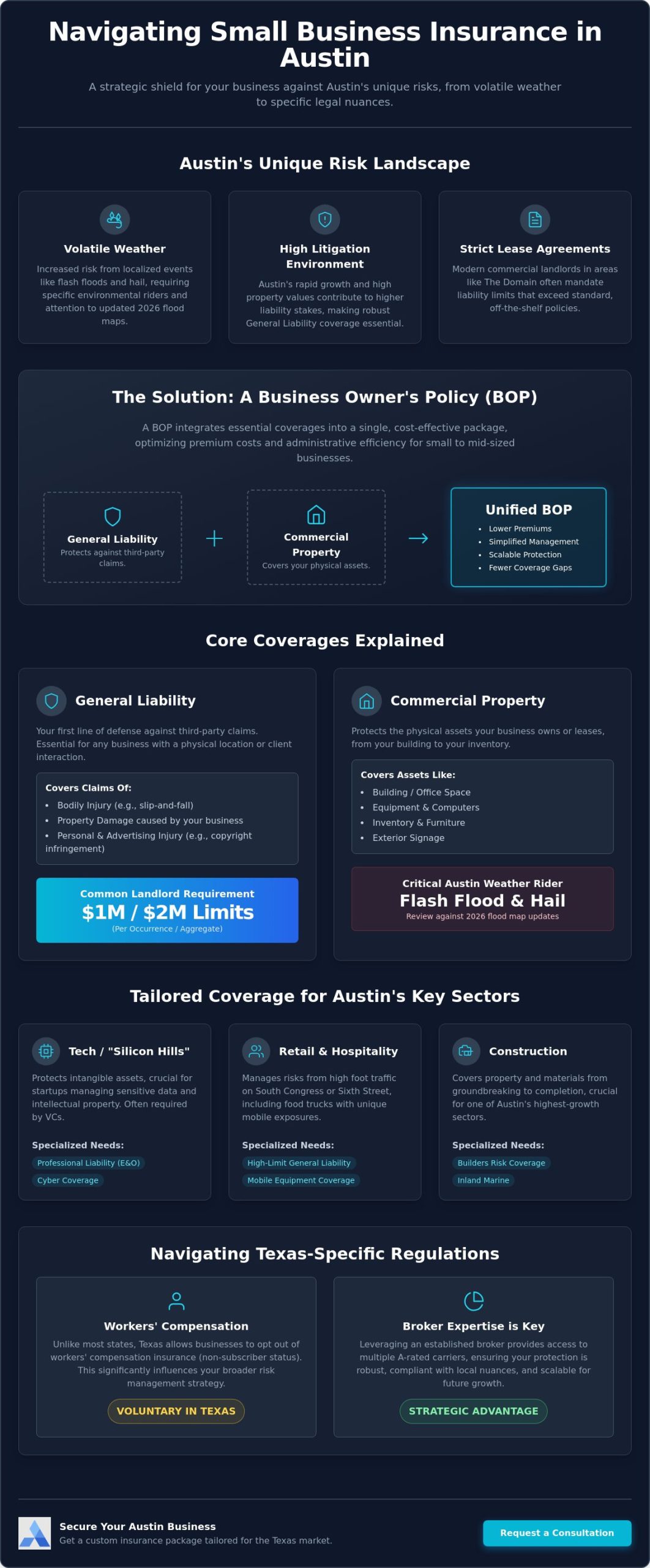 Small Business Insurance Package Austin: The 2026 Essential Guide